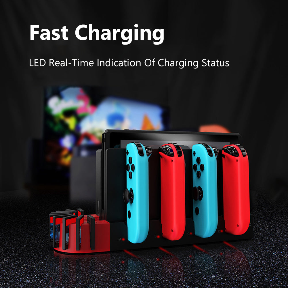 IPEGA PG-SW071 Console Holder Charging Stand Base with LED Indicator for Nintendo Switch Joy-Con IPEGA PG-SW071 Console Holder Charging Stand Base with LED Indicator for Nintendo Switch Joy-Con